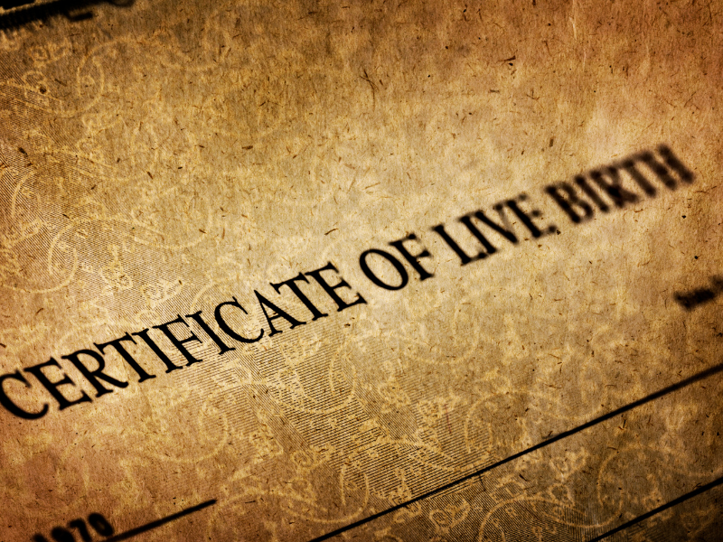 Birth Certificates First