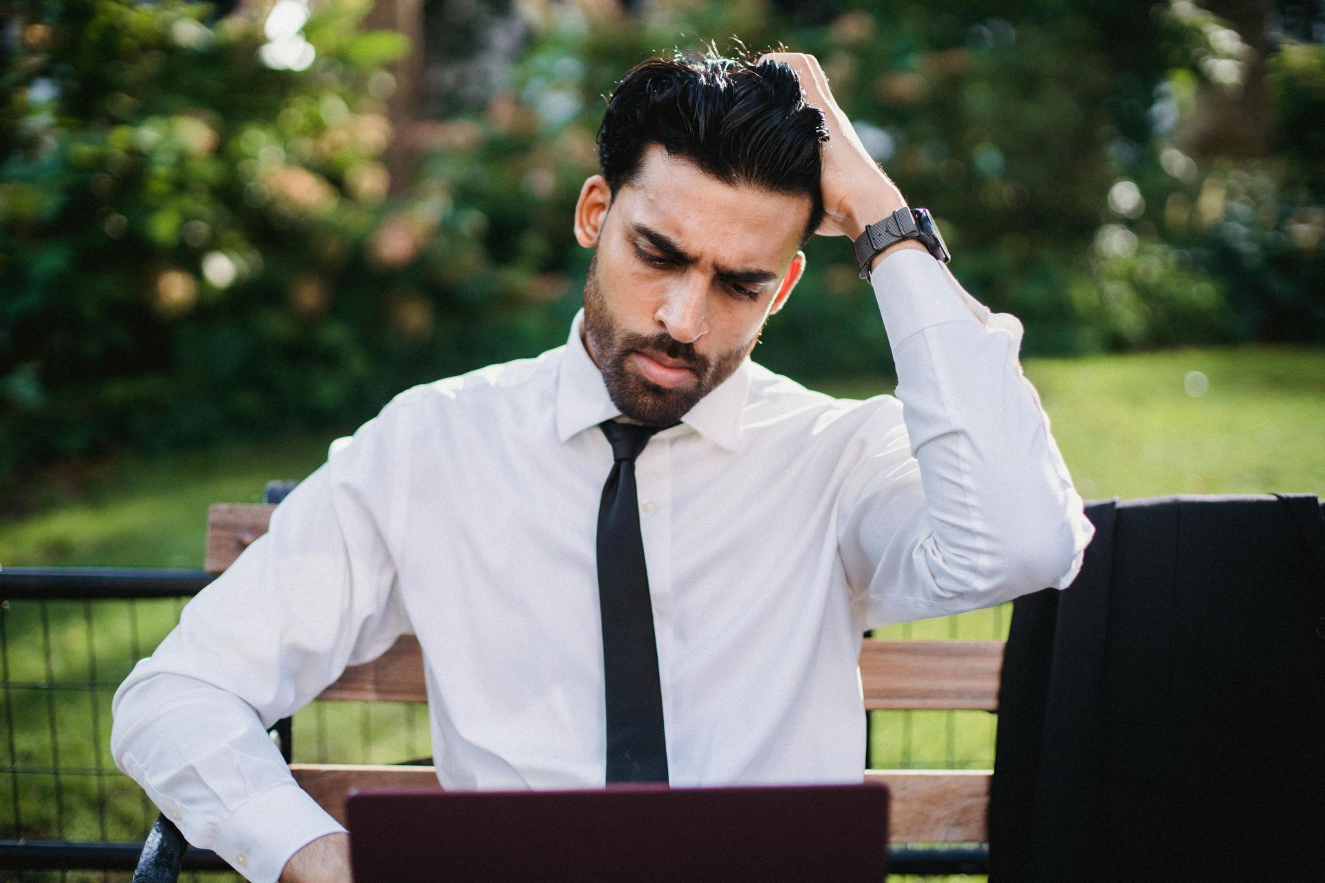 Cross Border Bank Onboarding Man Scratching His Head