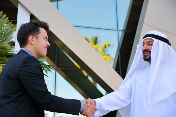 Two Business Men Shaking Hands